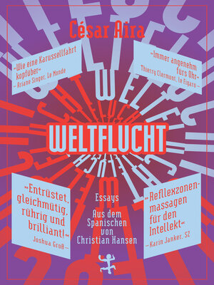 cover image of Weltflucht